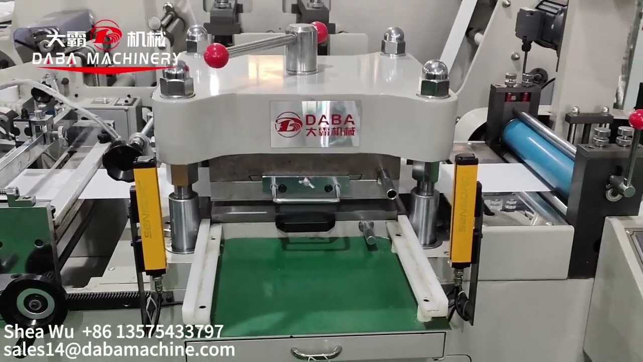 Economic flatbed die cutting machine for blank label cutting