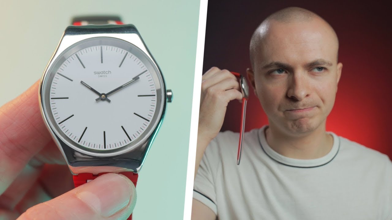 Can Swatch Win Me Over With This Ultra-Thin Quartz? - Swatch Skinflag Review (Thinnest Swatch Watch)