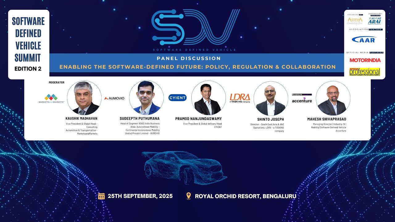 Panel - Enabling the Software-Defined Future: Policy, Regulation & Collaboration | SDV SUMMIT 2025