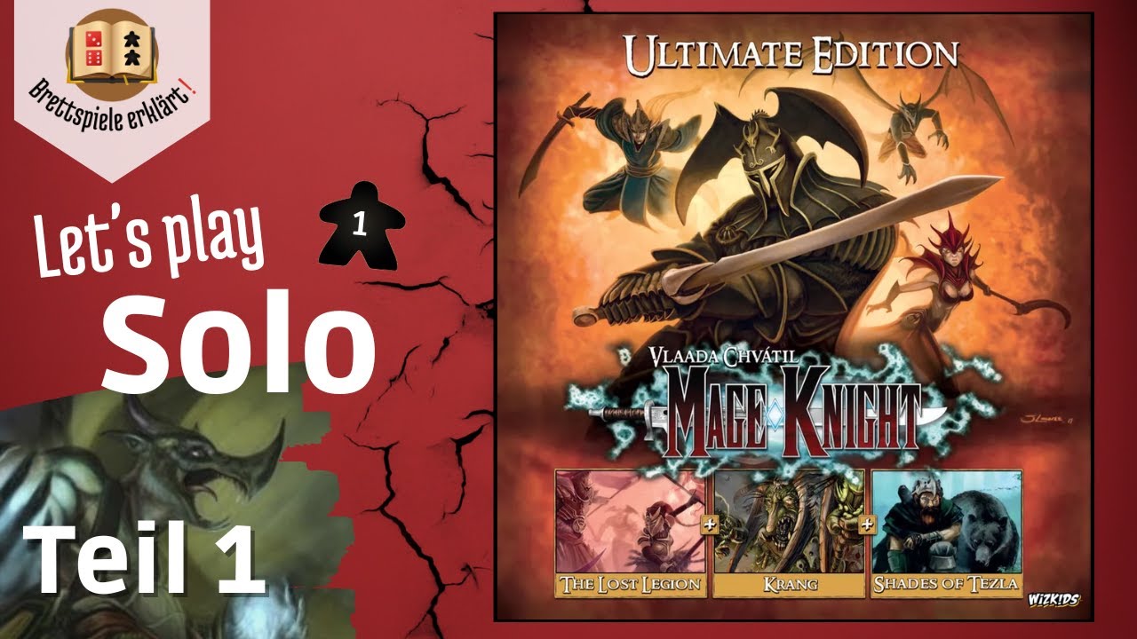Mage Knight: Ultimate Edition - Teil 1 - Solo Let's Play (DE) [Solo Eroberung mit Goldyx]