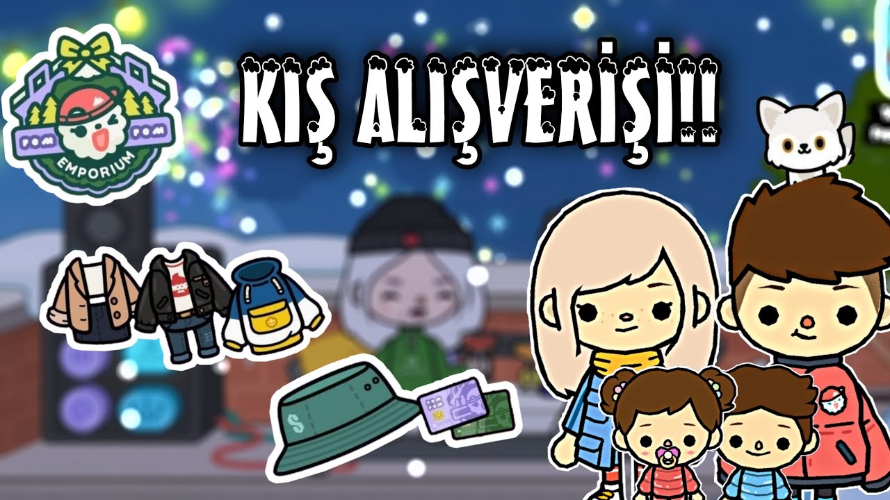 Pom Pom Emporium'a gittik! 🤍❄ KIŞ ALIŞVERİŞİ☃︎ Toca Life World T&uuml;rk&ccedil;e / Toca Life King