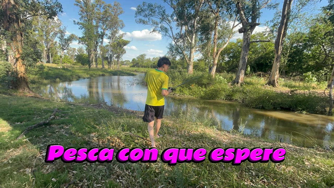 De pesca con la banda que espere (no sacamos nada) 