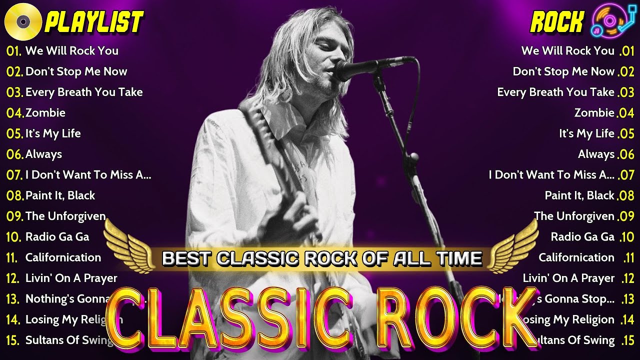 Best Of Classic Rock Songs Of All Time🔥ACDC,Bon Jovi,Metallica, Guns N' Roses, U2⚡Classic Rock Songs