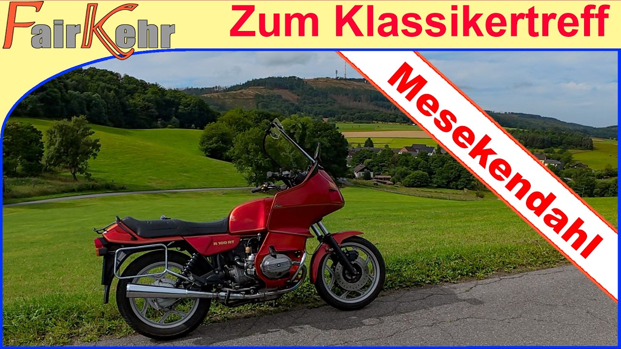 BMW R 100 RT Fahrt zum Treff am Wildgehege Mesekendahl