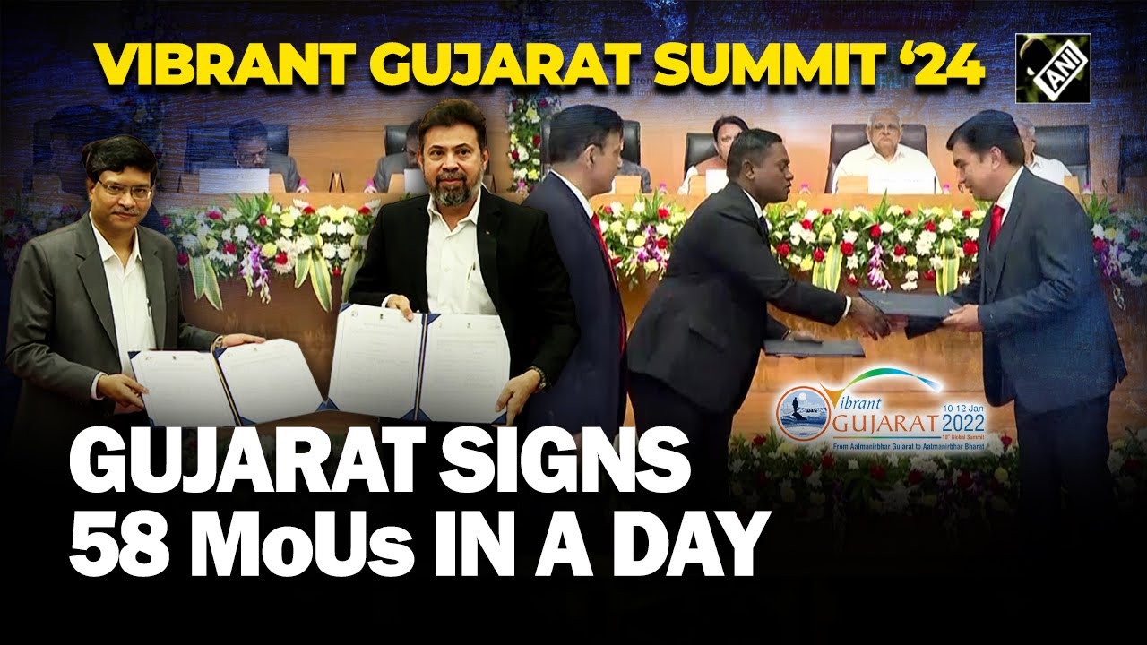 Vibrant Gujarat Summit &lsquo;24: State signs 58 MoUs for proposed investments of Rs 7,12,250 crores