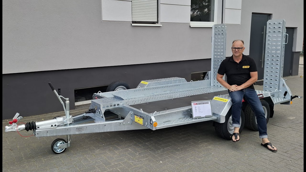 Brian James Trailers Digger Plant - przyczepa podkoparkowa