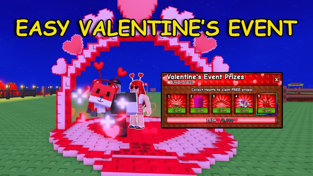 I Finished Valentine's Event using this Method | Grow a Garden