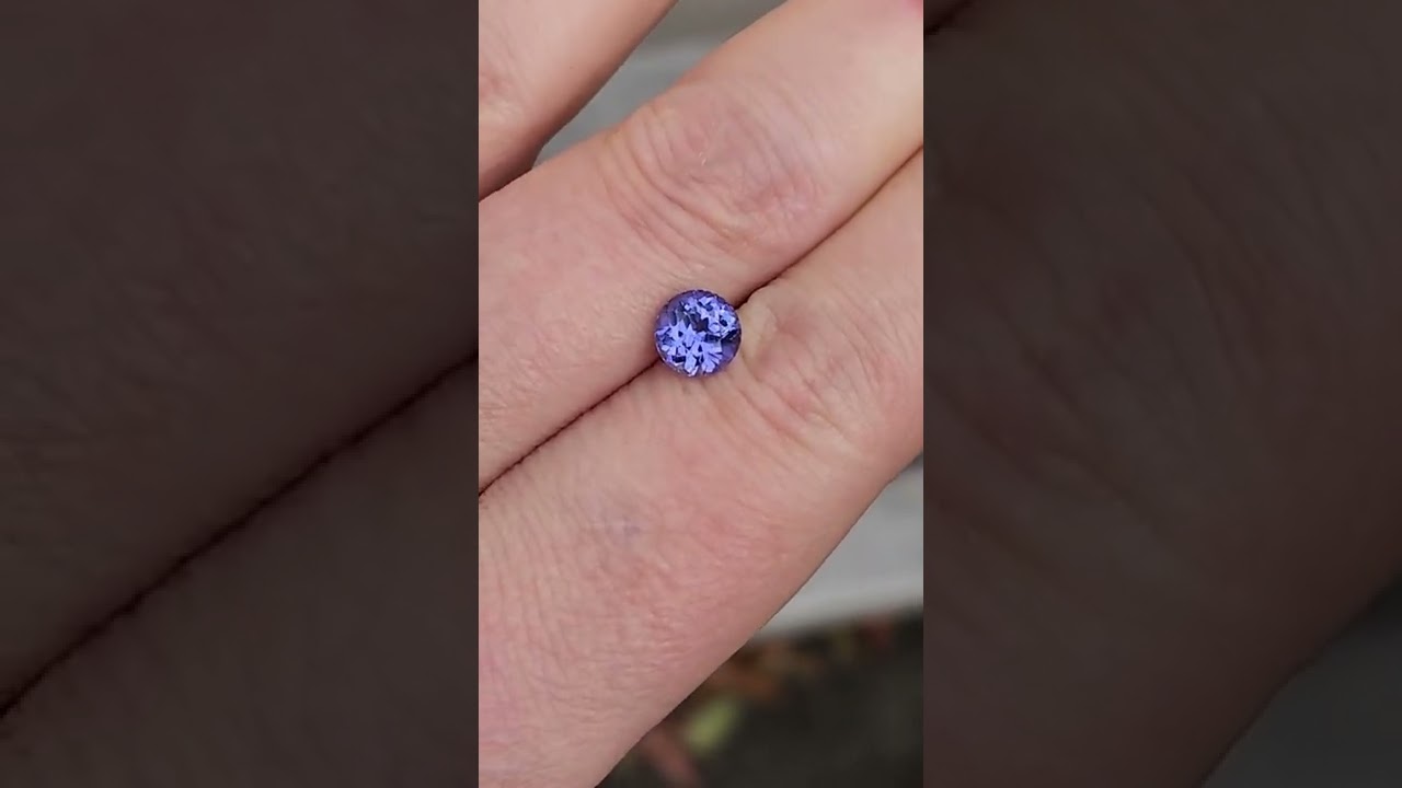 Round Purple Sapphire, Sri Lanka