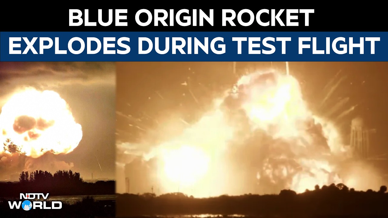 Jeff Bezos News | Rocket Belonging To Bezos' Blue Origin Explodes During Test At Launch Pad: Video