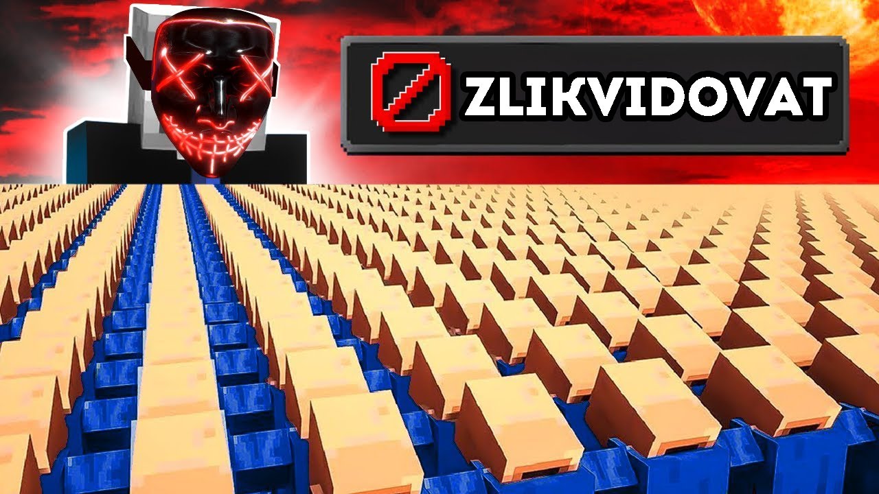 3.000.000 Vesničanů VS NEJDĚSIVĚJŠÍ MONSTRA v Minecraftu!