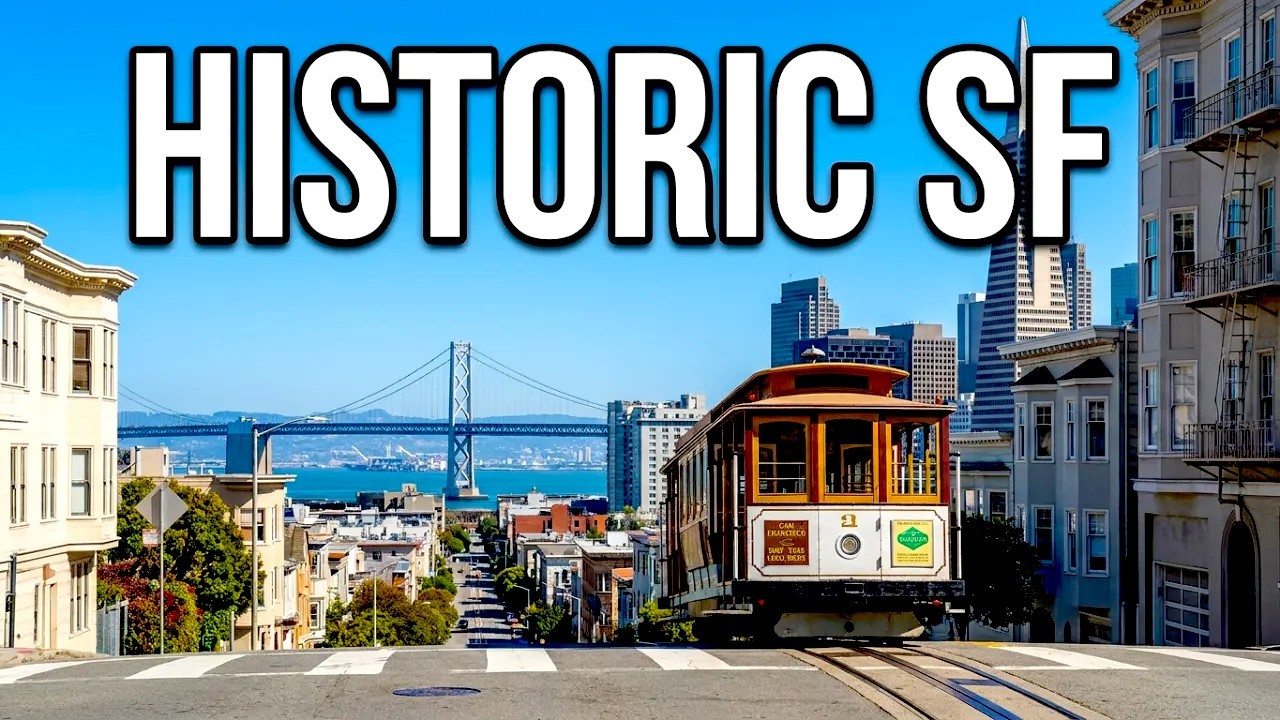 [4K] Historic Streets of San Francisco 🚗 | California St, Bush St, Presidio & 1st St Tour