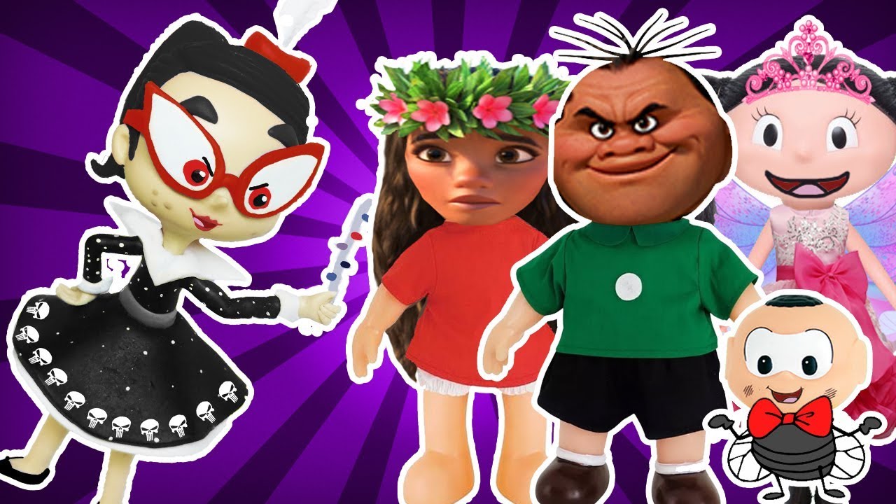 Miss malvadinha faz mágicas com  Mônica toy