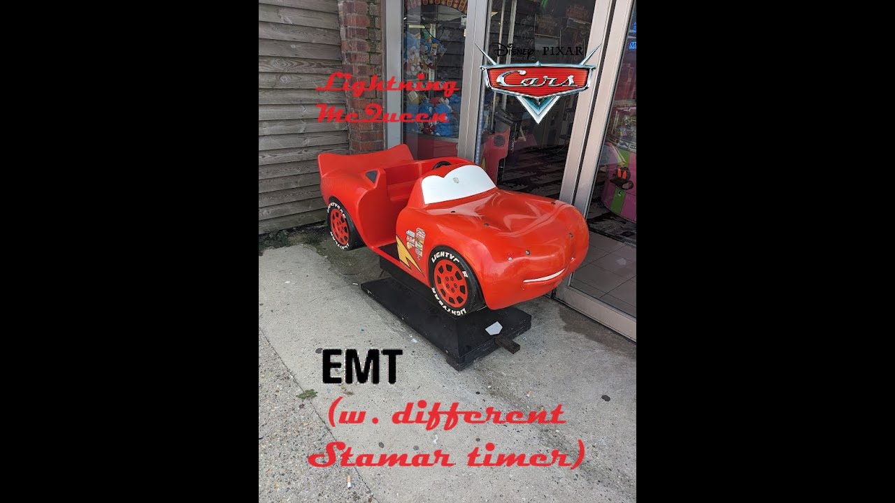 Cars Lightning McQueen Kiddie Ride (w. different Stamar timer)