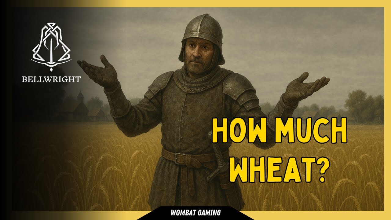 Testing wheat field limits in Bellwright with mods