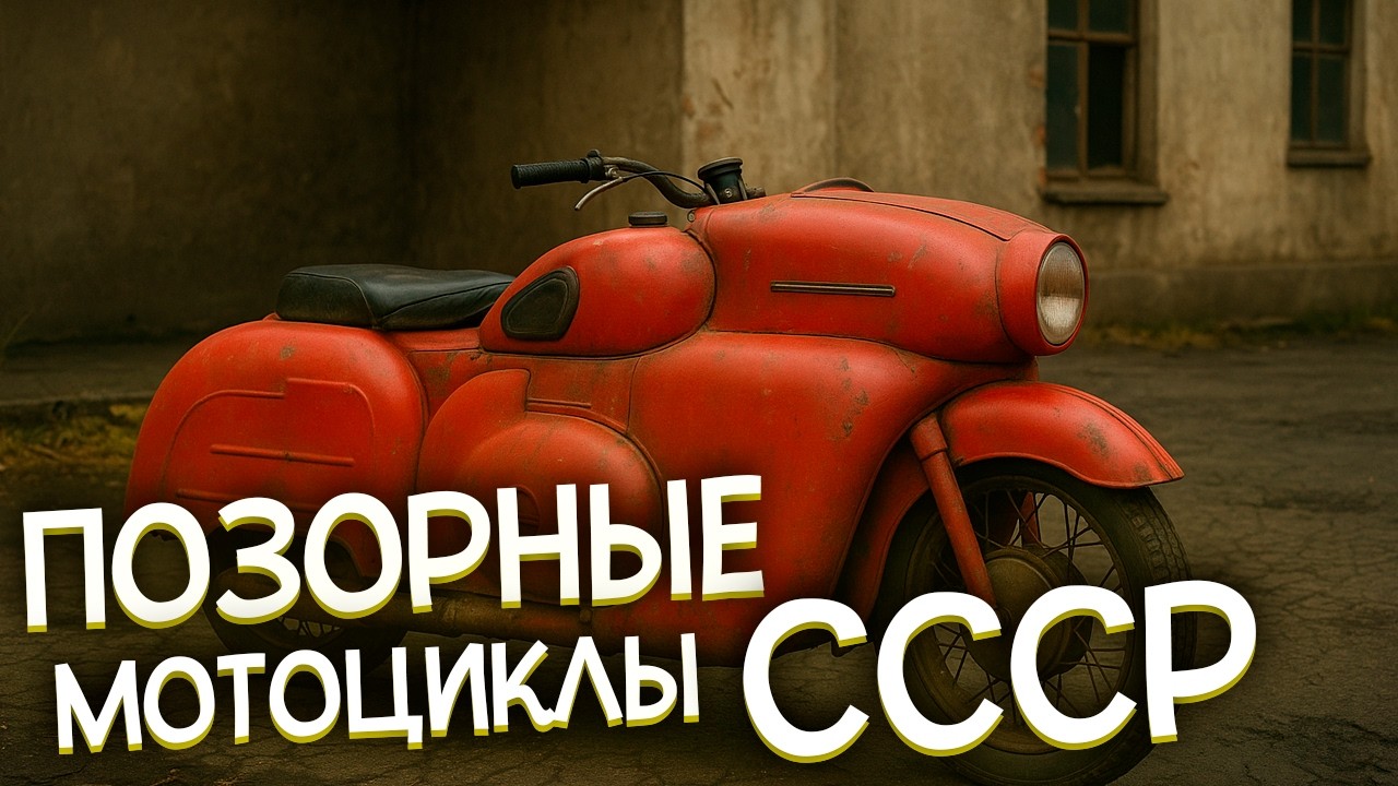 5 самых ПОЗОРНЫХ мотоциклов СССР