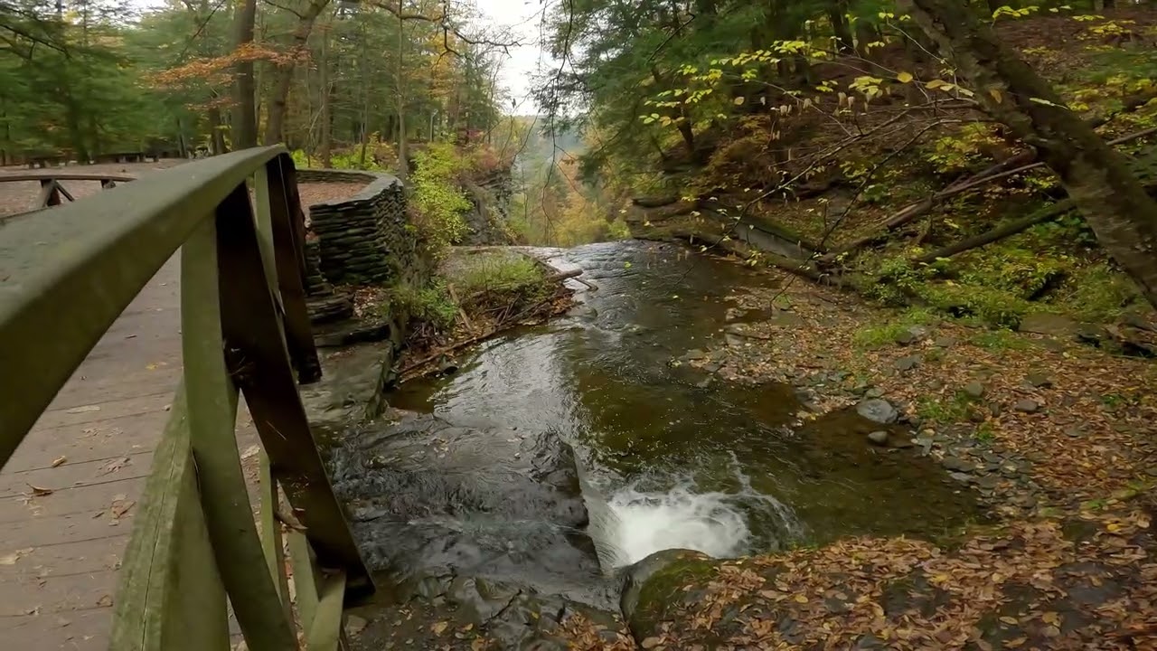 Letchworth State Park, N Y  Water Falls All Day!!! & Mount Morris Dam