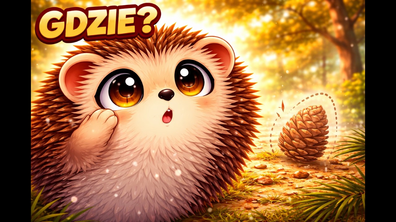 Jeżyk Leon i Zaginiona Szyszka 🦔🌲  Bajka dla dzieci |  Bajka po polsku