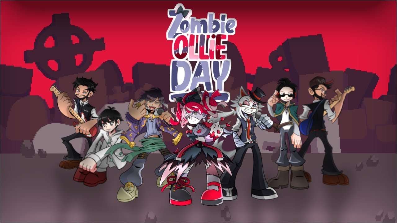 【VTuber Song】 Zombie Ollie Day 【Z.I.M.P.S. (Zombie Idol&rsquo;s Musical Party Squad)】