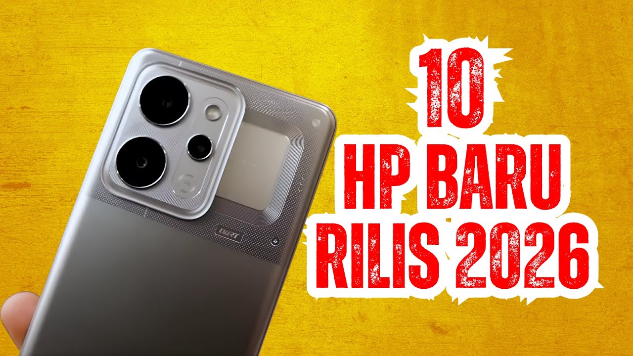 10 HP BARU RILIS 2026 PALING WORTH IT! Murah Sampai Flagship, Jangan Salah Pilih!
