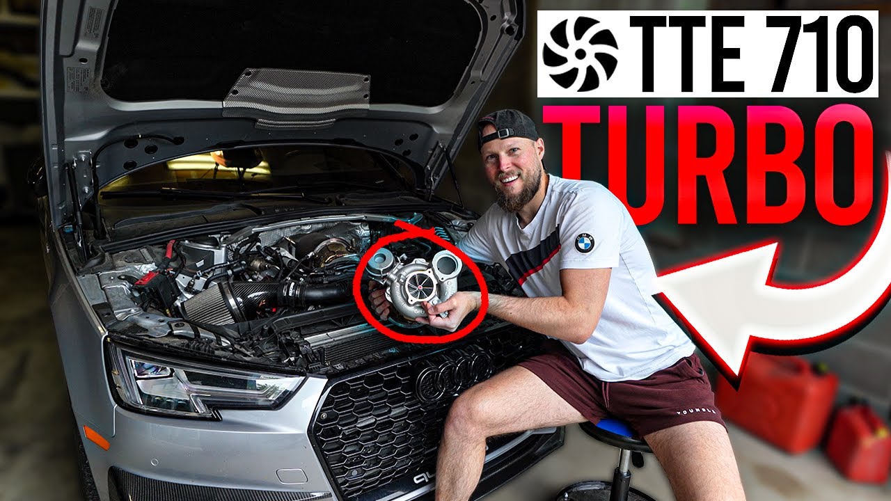 TTE 710 Turbo Install on the B9 AUDI S4 - FINALLY!!!