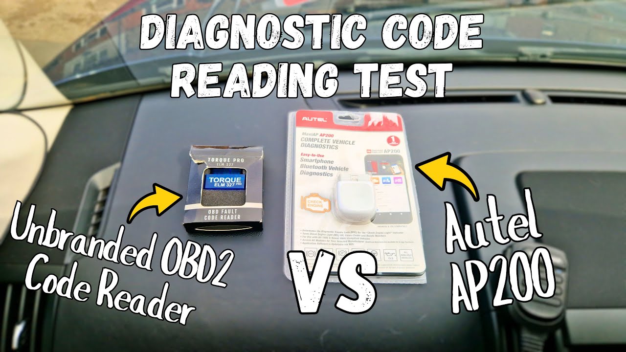 Diagnostic Code Reading Test - Unbranded Vs Autel MaxiAP AP200 - Does It Make A Difference?
