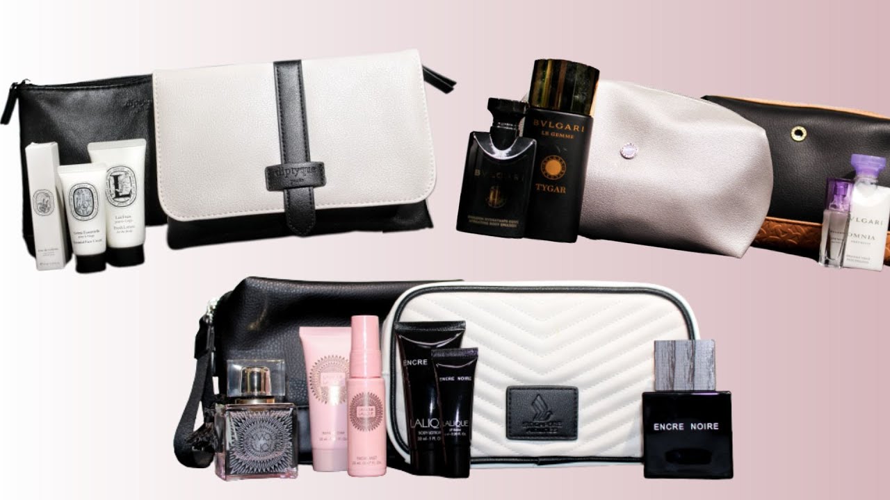 Travel Amenity Kit Review: Emirates, Qatar Airways, Singapore Airlines