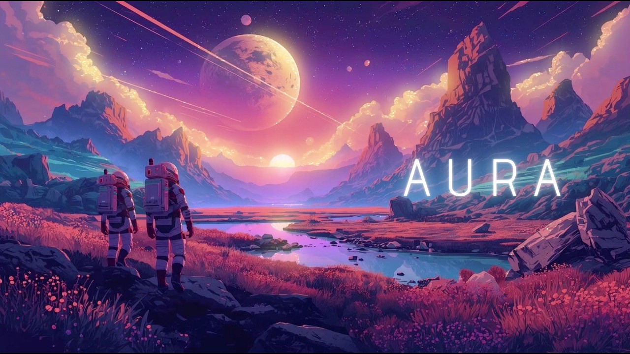 A U R A Vol.1 | Late Night Synthwave Study Mix Work & Coding | Chillwave Retrowave Chillsynth