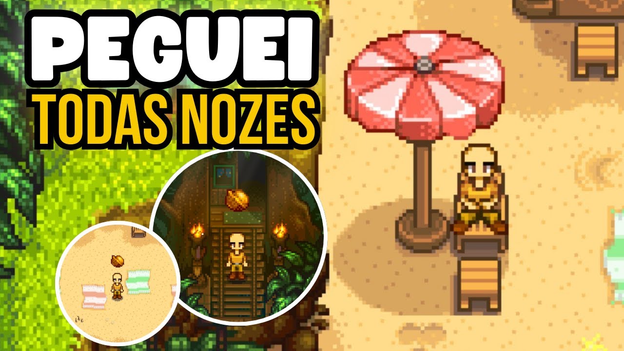 Como PEGAR TODAS as NOZES DOURADAS