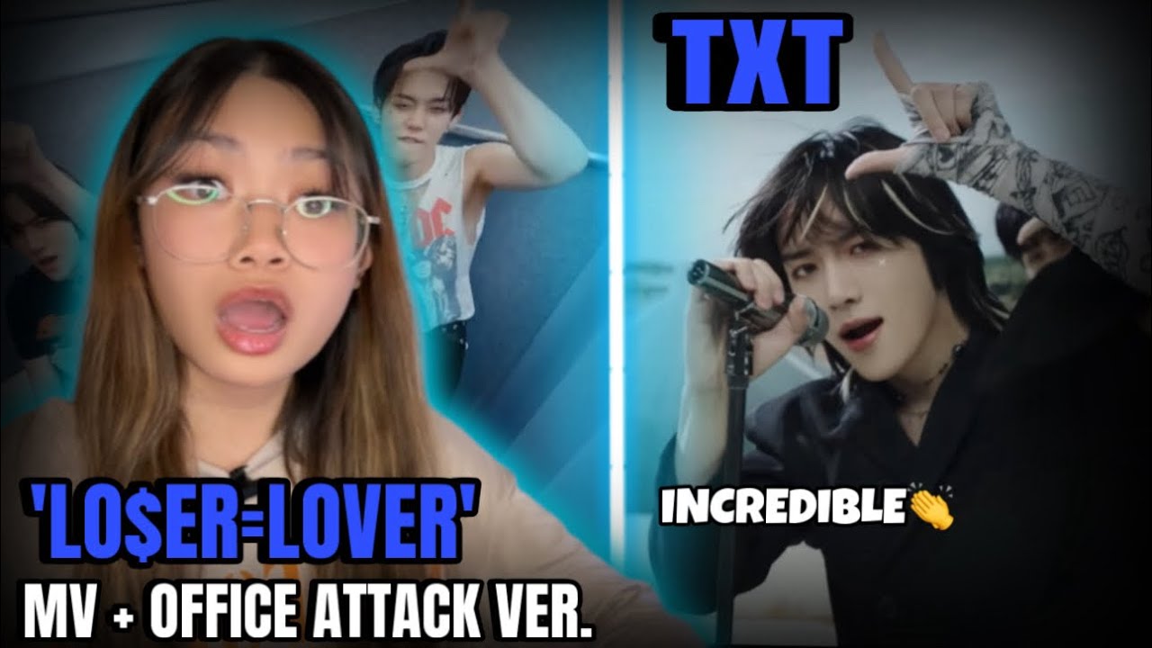 NEW FAV?🤯 TXT ‘LO$ER=LOVER’ MV + OFFICE ATTACK VER. REACTION🔥