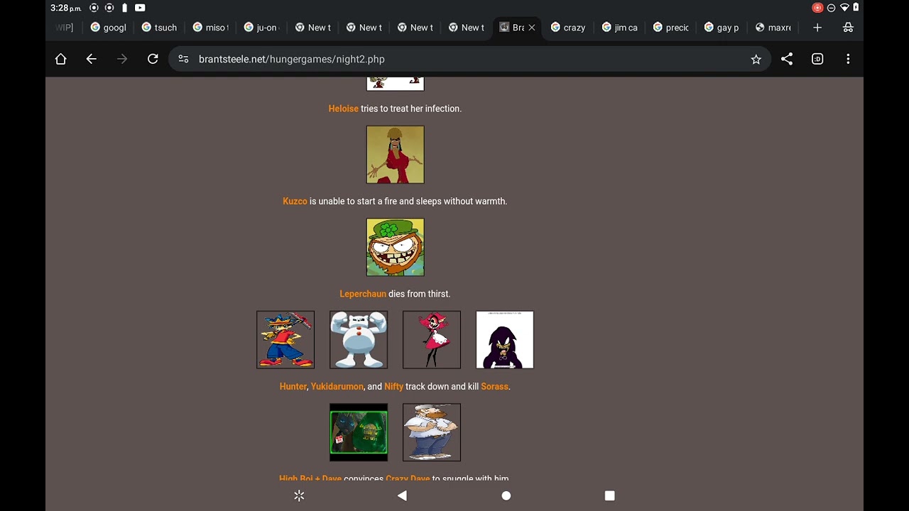 The hunger Gay simulator (part 3. Day three)