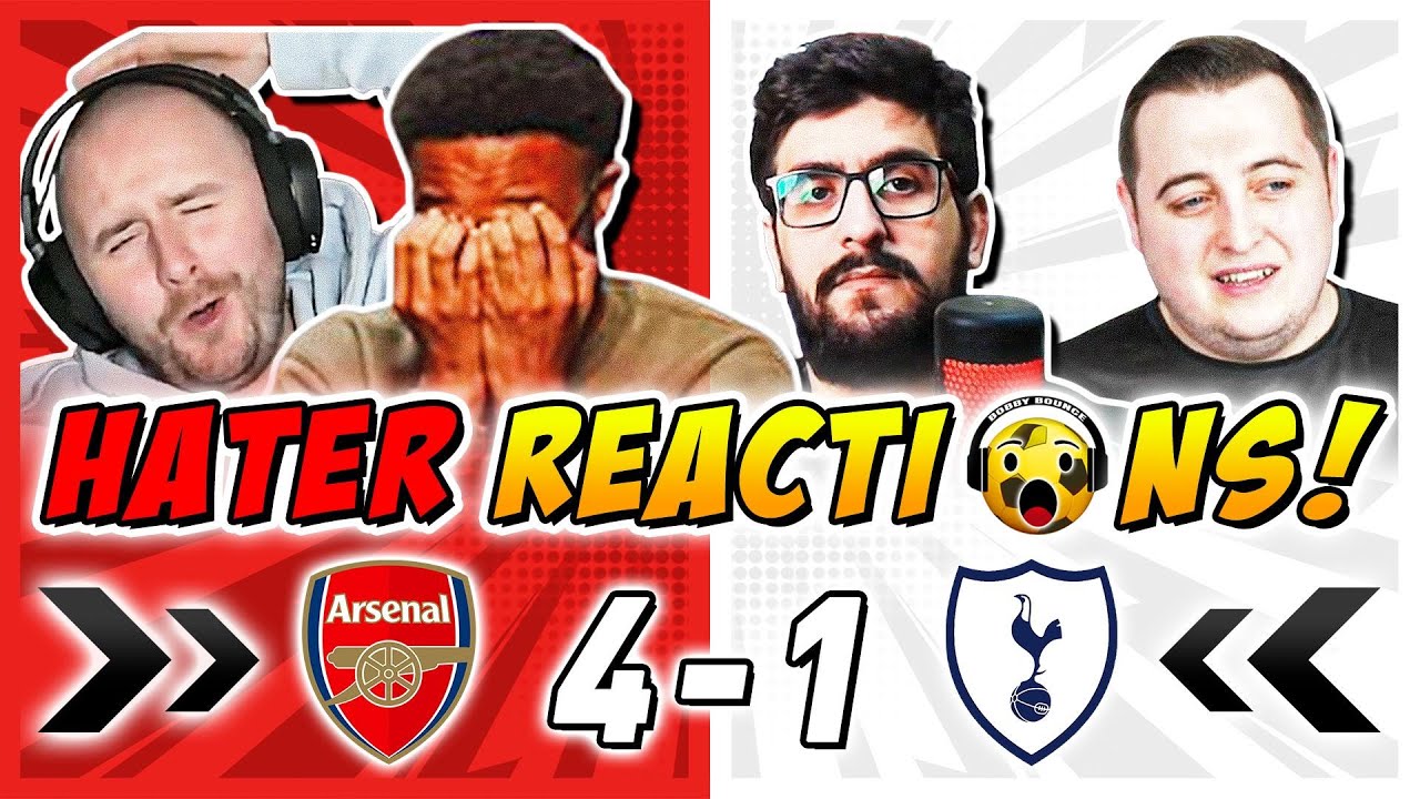 Arsenal's Rivals & Haters GUTTED 🤣 Reactions to Arsenal 4-1 Tottenham | Premier League Fan Reactions