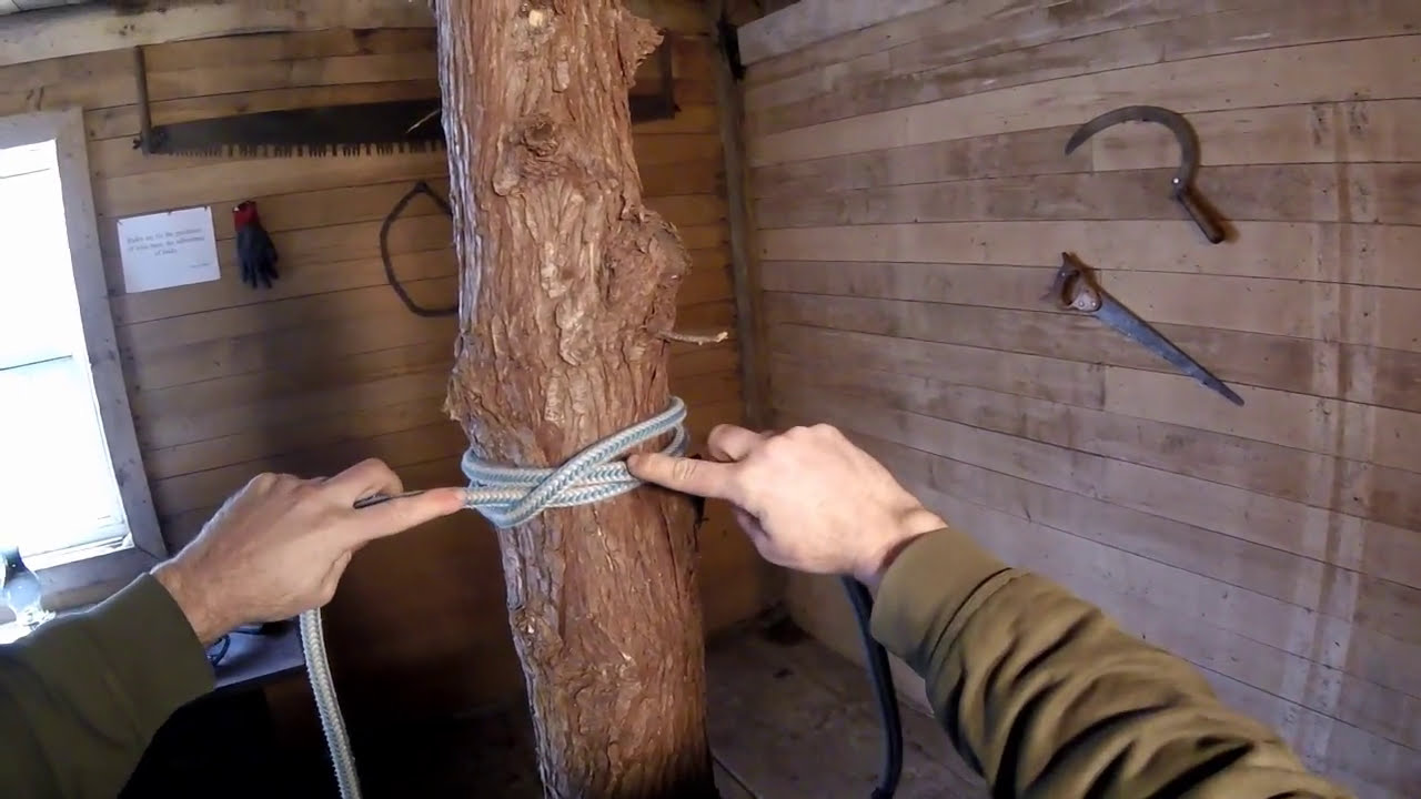 Clove Hitch & 2 Half Hitches  |  Arborist Knots