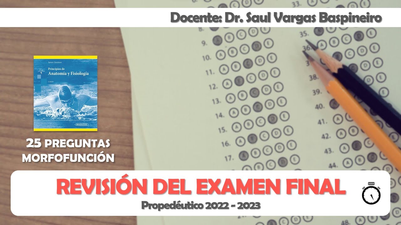 Morfofunción - Revisión Examen Final del Curso Básico Medicina UMSS (2022-2023)