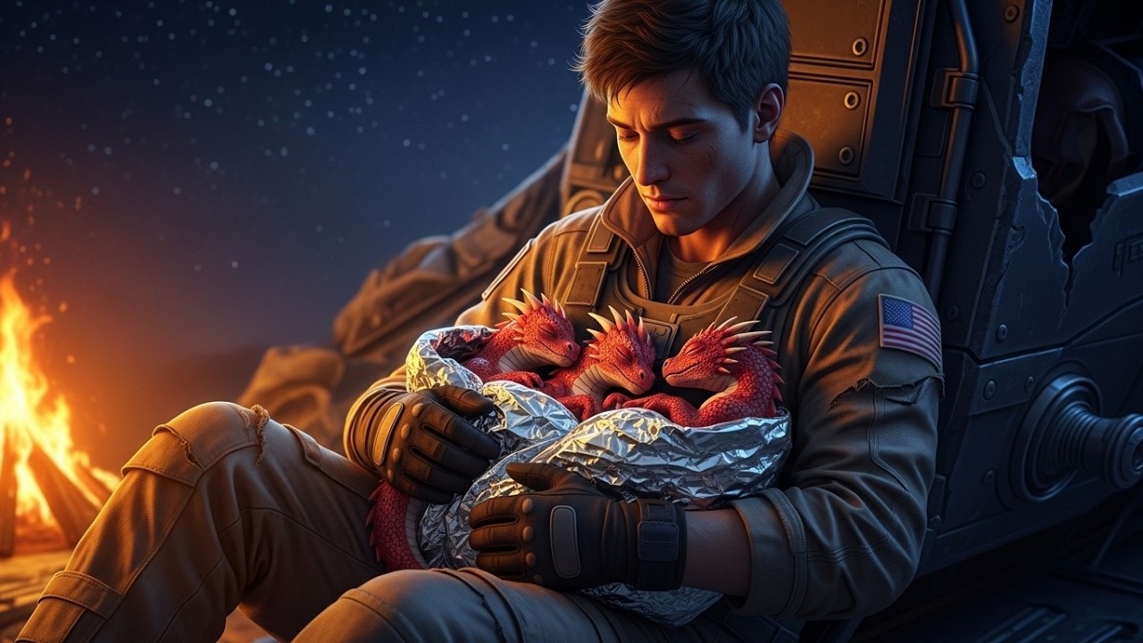 Three Baby Dragons Fell Asleep in a Human’s Arms — That Night Ended the War | HFY | Dragon Stories