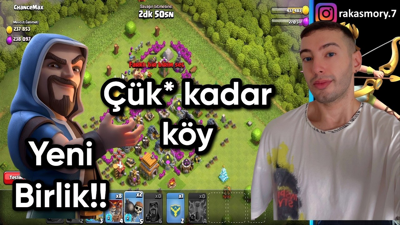 ARTIK DURDURULAMAZIZ! Büyücü Birliğini Açtık (CoC Sıfırdan)
