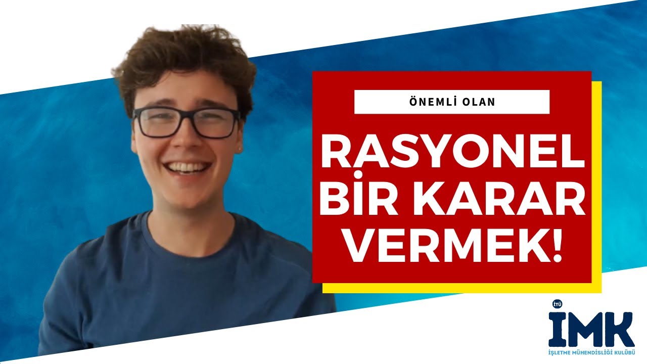 4.Sınıf Öğrencisinin Gözünden İşletme Mühendisliği (Soru-Cevap)