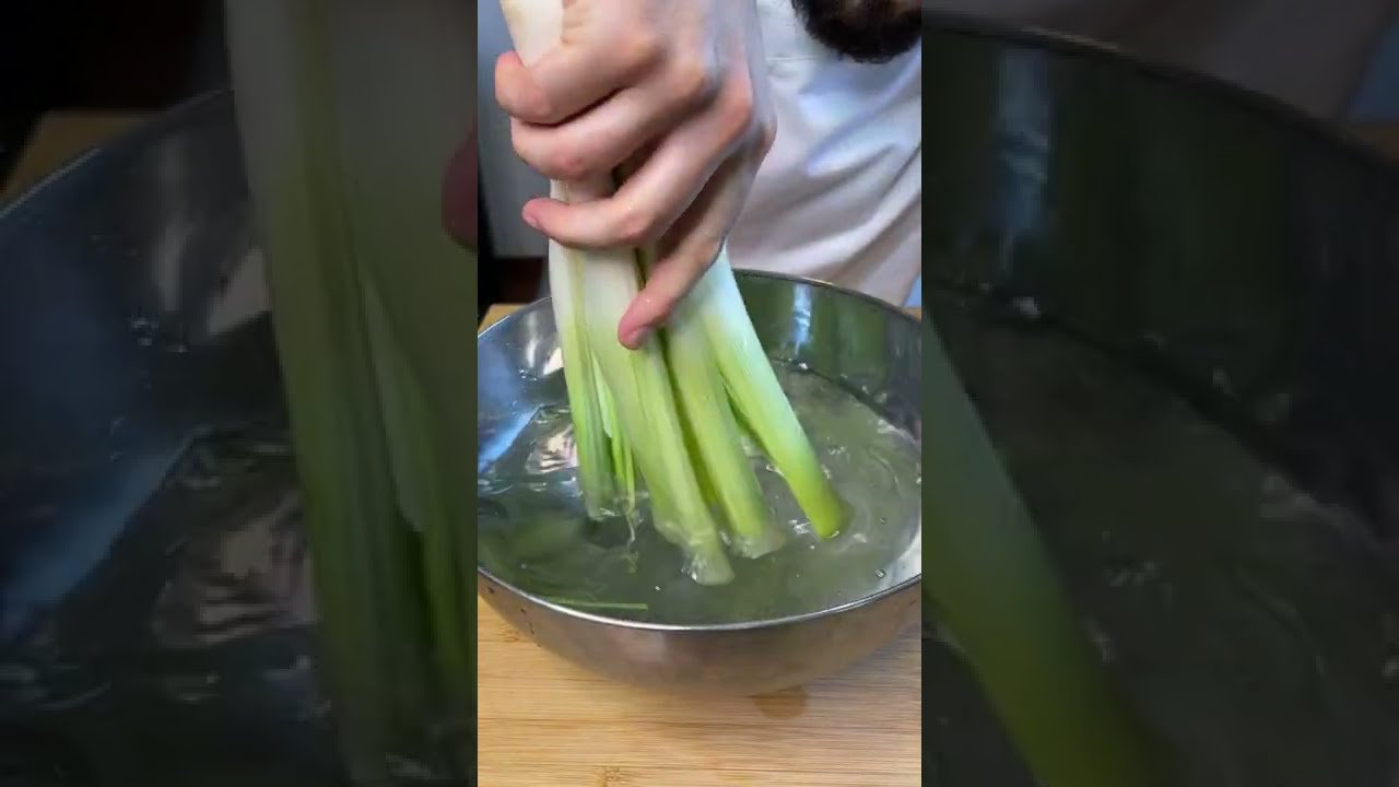 &iquest;Sabes c&oacute;mo limpiar un puerro?