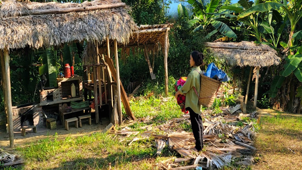 Young Girl: Cleaning and Restoring an Abandoned House
