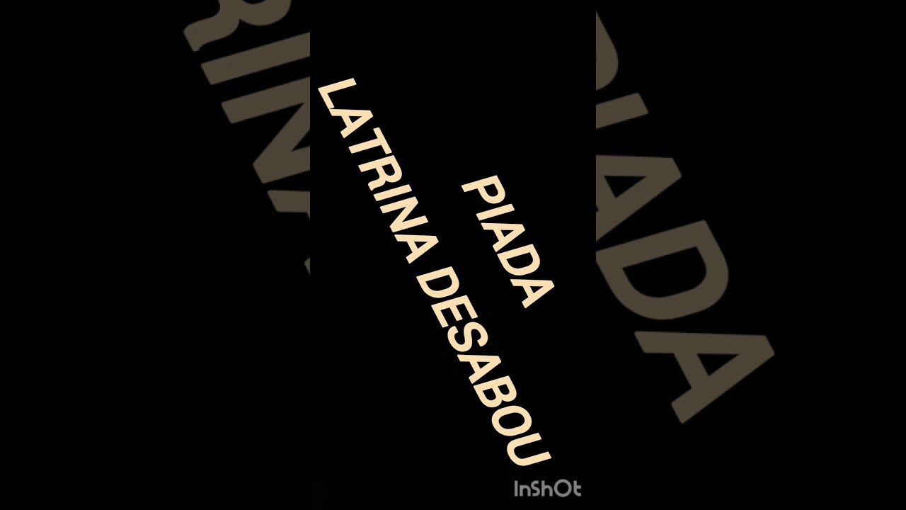 Narciso piada. LATRINA CAIU 