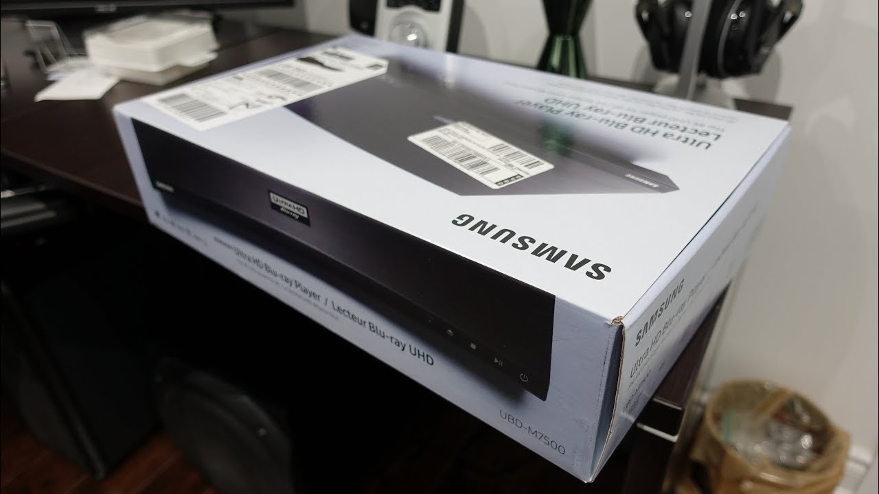 Samsung UBD-M7500 4K Bluray Media Player Unboxing