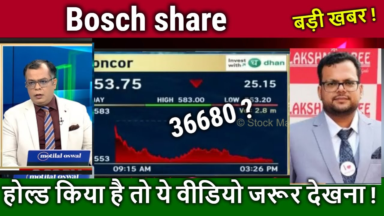 Bosch share latest news,Hold or sell ? analysis,bosch share target tomorrow,bosch share news today