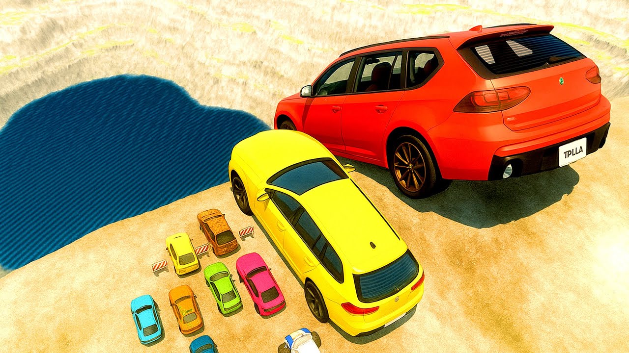 💀 BIG & SMALL CARS vs LEAP OF DEATH | BEST DEATH JUMPS 💥🔥 – Ultimate Compilation | Impala BeamNG