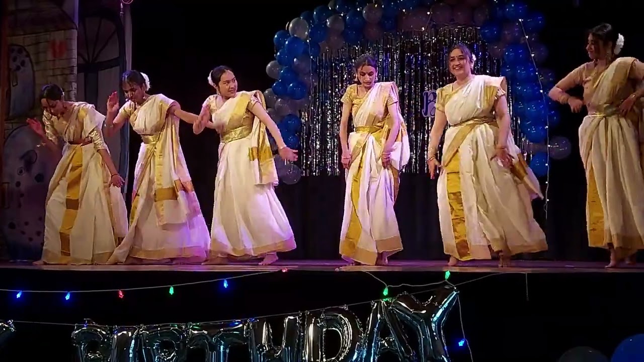 South Indian Dance performance by Class 12 students