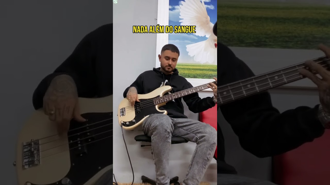 Nada Al&eacute;m do Sangue 🎧 #bass #baixo #bassguitar #gospel #musica #basscam #gospelbass #rock #baixista
