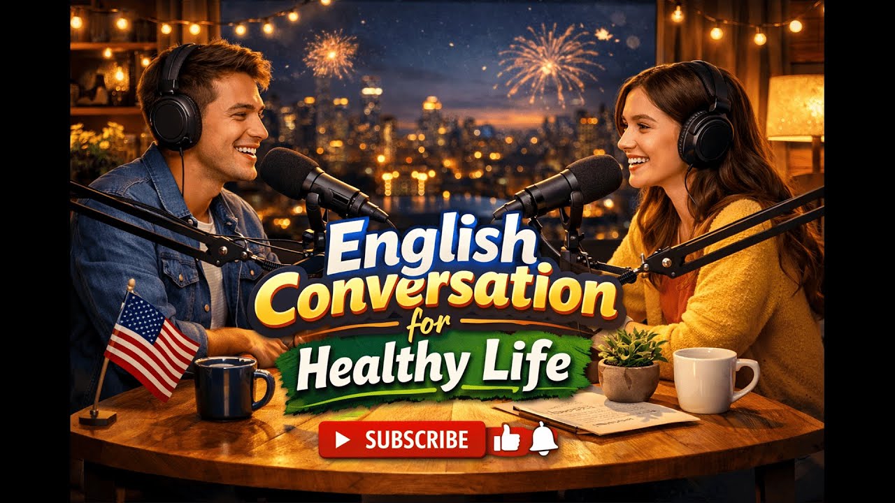 English Conversation for Healthy Life | Everyday Speak English | A1 Podcast