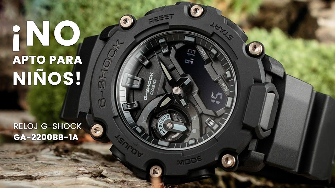G-SHOCK GA-2200BB-1A ¡Inspirado en un AUTOMÓVIL! | RESEÑA + Configuración