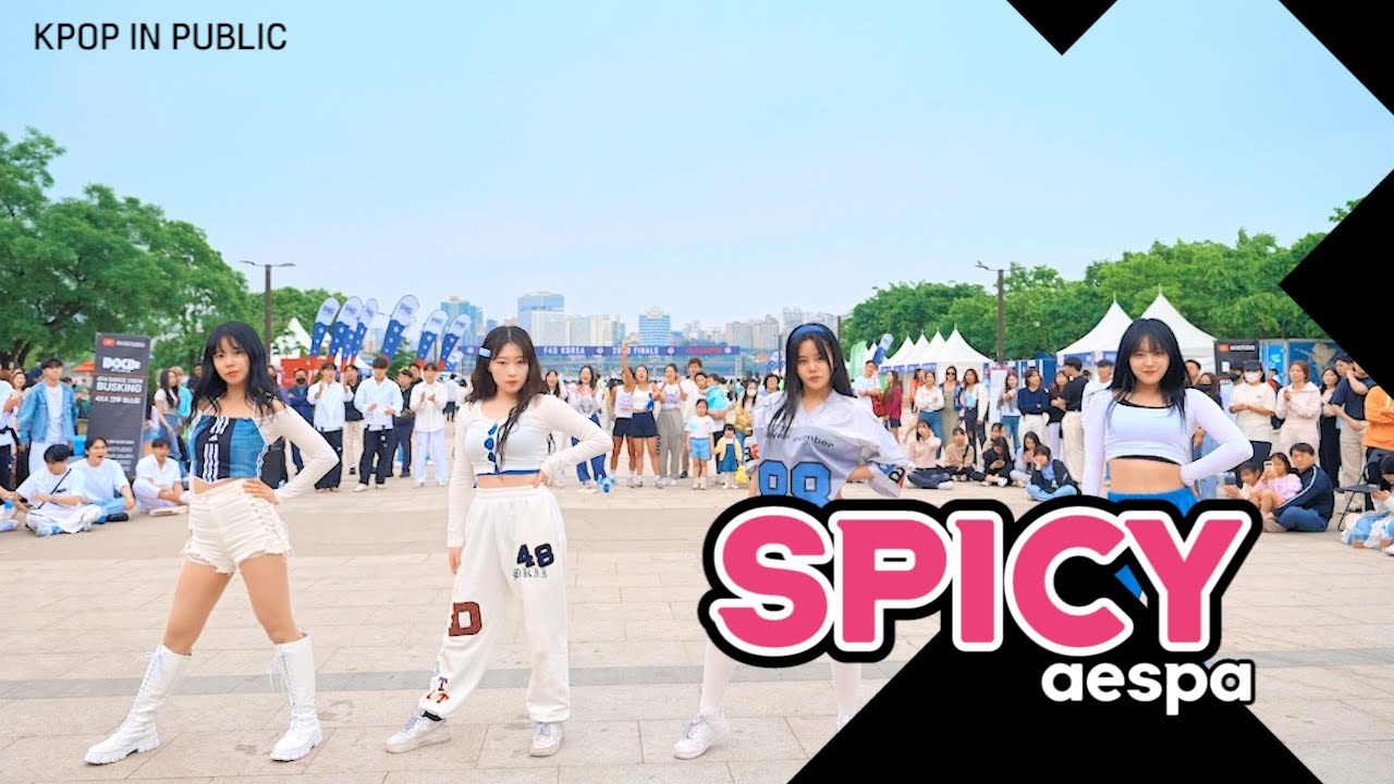 [4X4] aespa 에스파  - 스파이시 SPICY 커버댄스 DANCE COVER [여의도 한강공원 버스킹 KPOP IN PUBLIC]