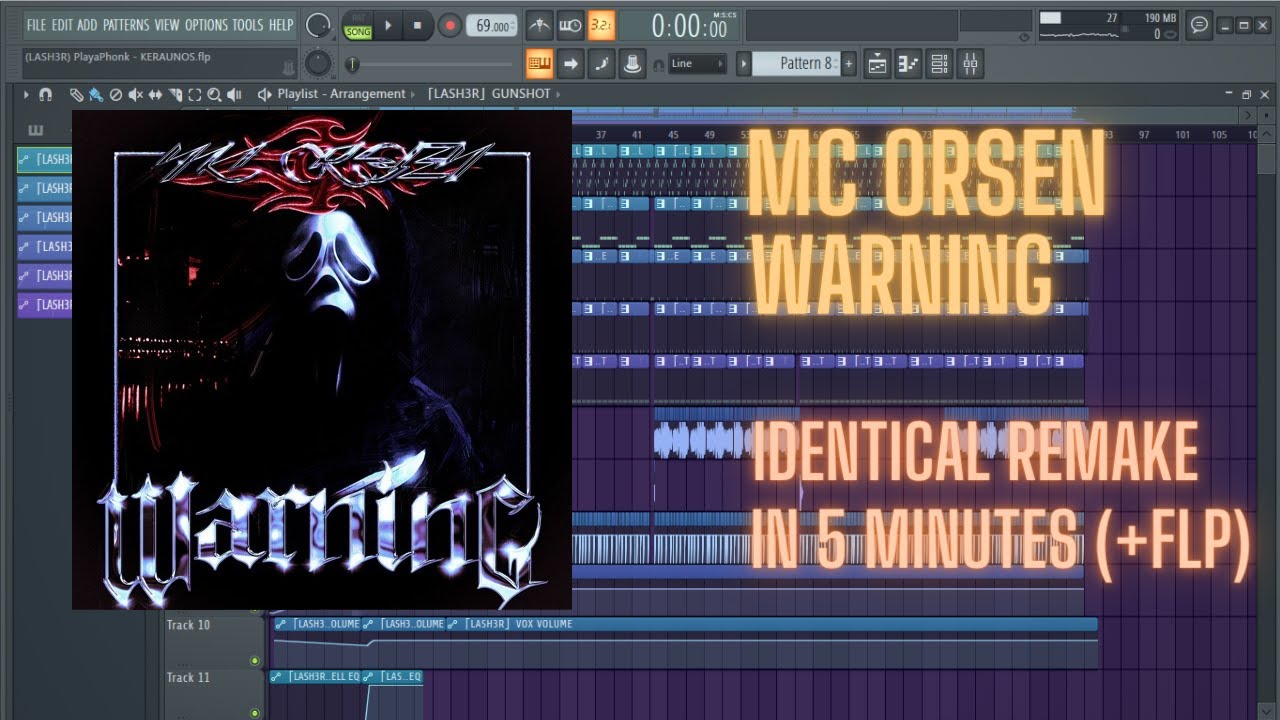 MC ORSEN - WARNING FL STUDIO REMAKE (+FLP)