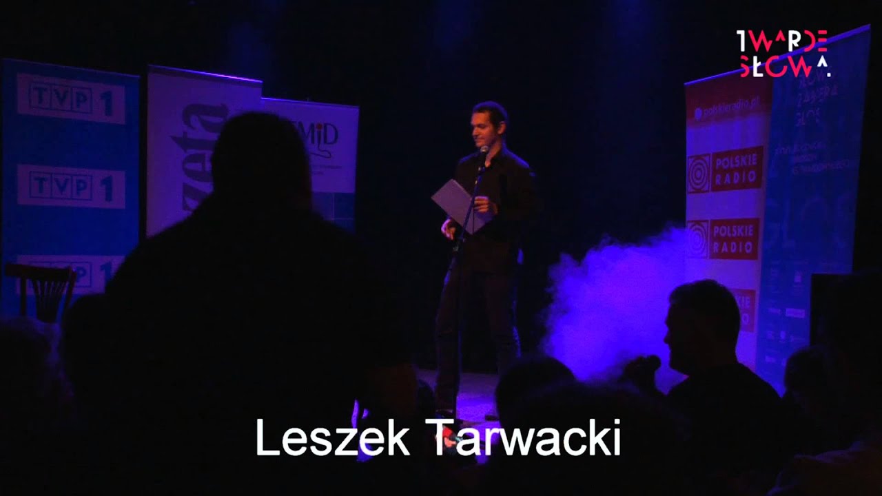 Leszek Tarwacki w slamie poetyckim TWARDE SŁOWA