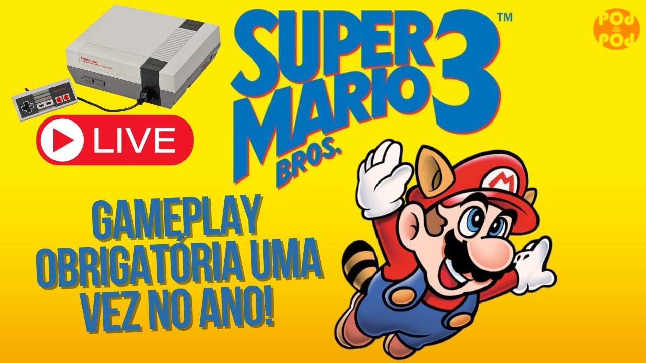 AO VIVO: JOGANDO NINTENDO 8BITS!